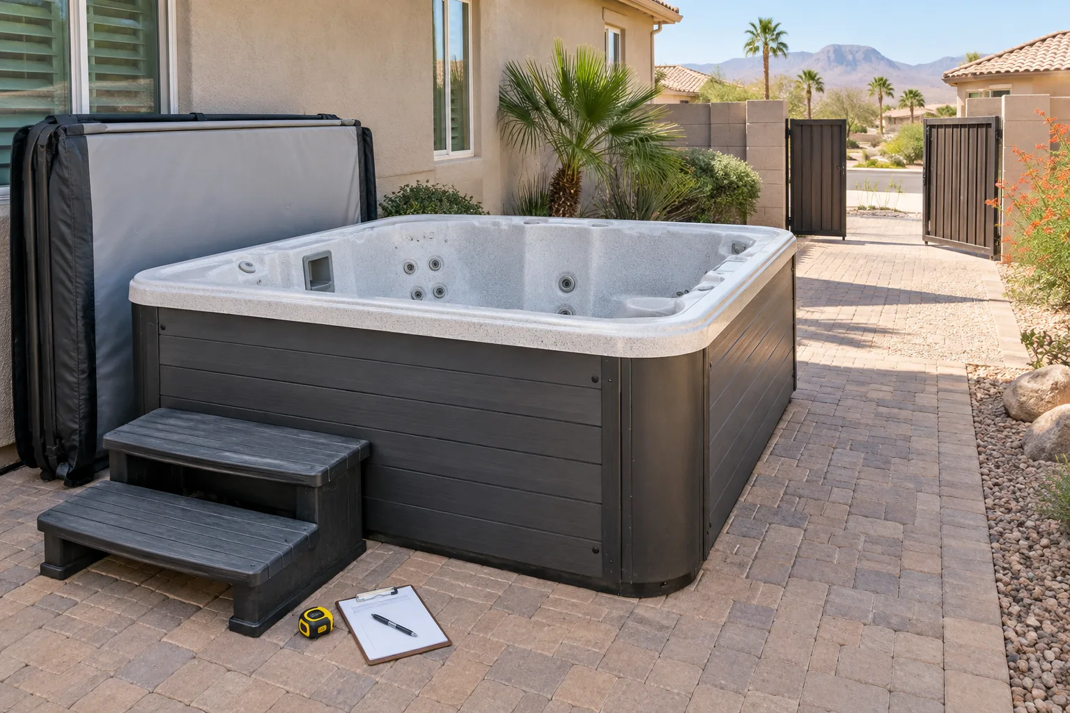 Hot tub removal in Enterprise planning scene